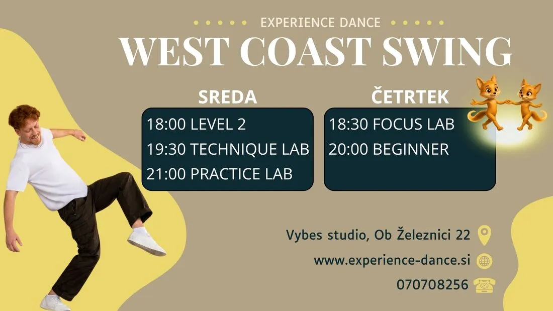 Urnik tečajev EXPERIENCE DANCE